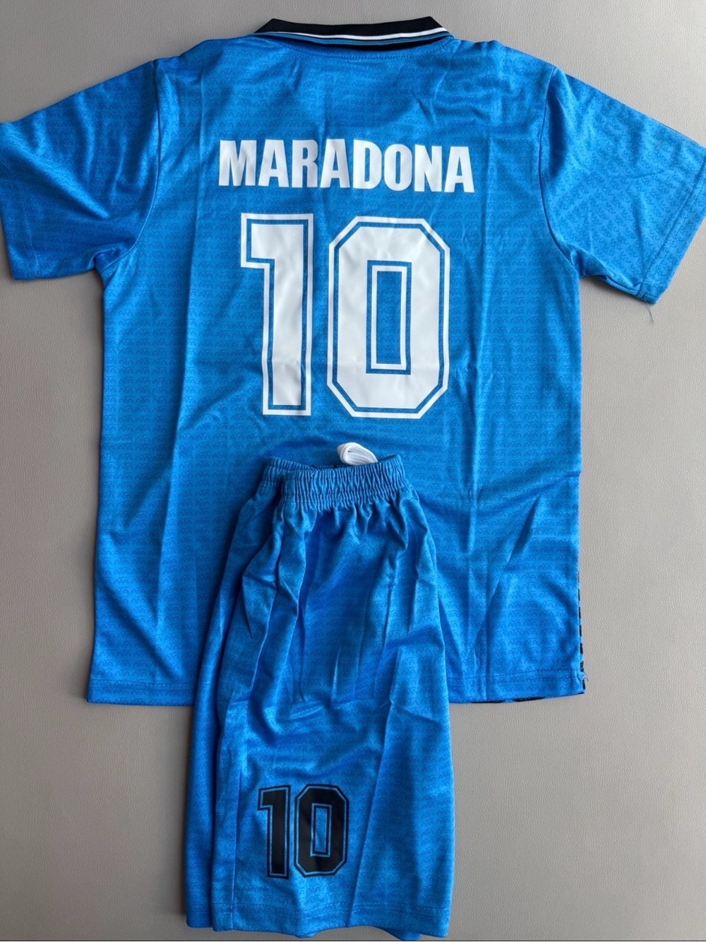 Maradona Argentina retro jersey kids set
